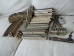 MÄRKLIN RAILS:   56 RECHT  &  24 ROND + WISSEL & STOOTBLOKJE, Wisselstroom, Gebruikt, Rails, Ophalen of Verzenden