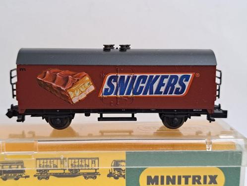 N spoor Minitrix 15205.009 Sondermodel Snickers, Hobby en Vrije tijd, Modeltreinen | N-Spoor, Nieuw, Wagon, Gelijkstroom, Trix
