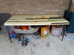 Piet Hein Eek stijl sloophout tafel, Ophalen, Gebruikt, 50 tot 100 cm, Vijf personen of meer