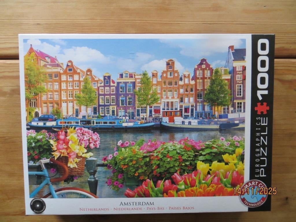 Eurographics puzzel 1000 delen, Ophalen of Verzenden, 500 t/m 1500 stukjes, Zo goed als nieuw, Legpuzzel