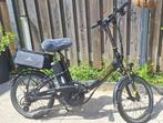 Elektrische vouwfietsen, Fietsen en Brommers, Fietsen | Vouwfietsen, Gebruikt, 16 tot 18 inch, Versnellingen, Totaal opvouwbaar