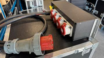 Power distro krachtstroom 63A naar 4x 16A krachstroomverder beschikbaar voor biedingen