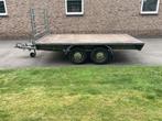 Plateauwagen aanhanger aanhangwagen tandemasser 2000 kg, Gebruikt