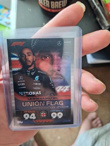Lewis hamilton topss 2022 union flag  beschikbaar voor biedingen