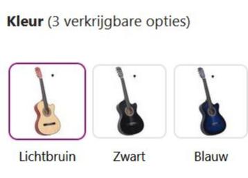 Gitaar cutaway 6 snaren western klassiek 38" GRATIS BEZORGD! beschikbaar voor biedingen