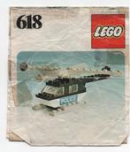 lego 618-1 lego city, classic city politiehelikopter (1977), Kinderen en Baby's, Speelgoed | Duplo en Lego, Ophalen of Verzenden