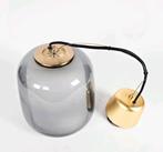 Scandinavisch Ikea Evedal Hanglamp Glas Messingkleur, Ophalen of Verzenden, Zo goed als nieuw, Glas, Minder dan 50 cm