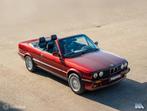 BMW 3-serie E30 Cabrio 320i | Roestvrij | Leer | Sport int, Auto's, BMW, Achterwielaandrijving, Gebruikt, Zwart, 4 stoelen