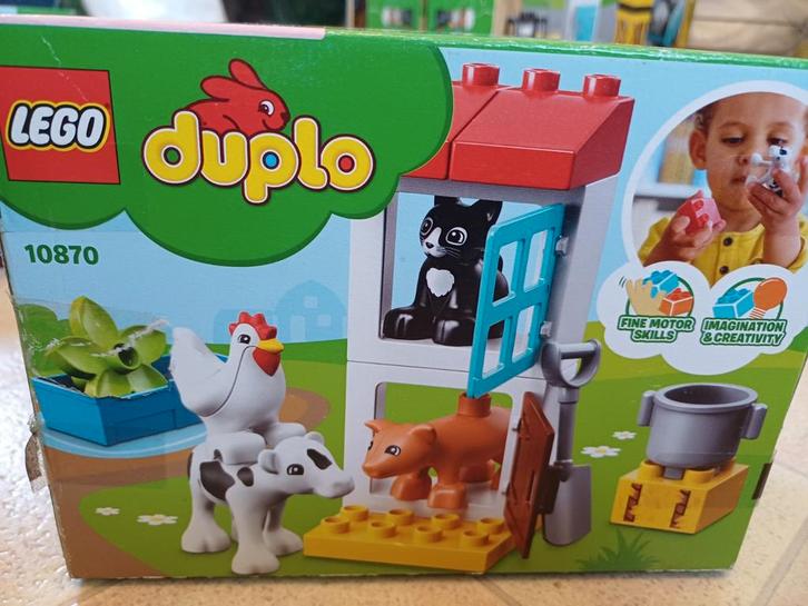Duplo Boerderijdieren Set 10870 met Doos, Kinderen en Baby's, Speelgoed | Duplo en Lego, Zo goed als nieuw, Duplo, Complete set