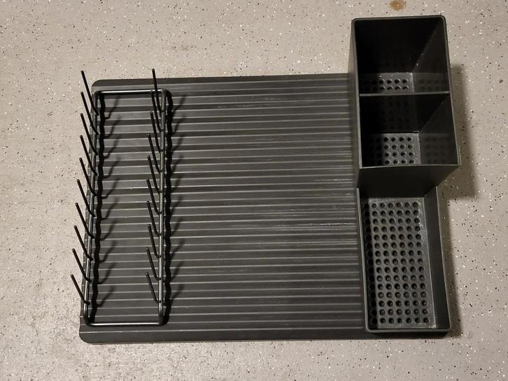 Ikea Rinnig Afdruiprek - Donkergrijs, Huis en Inrichting, Keuken | Keukenbenodigdheden, Zo goed als nieuw, Ophalen of Verzenden