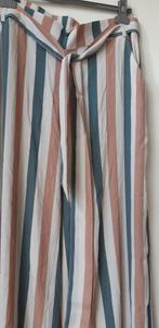 Wijde viscose streepbroek, mt 46/48 (?), Maat 46/48 (XL) of groter, Nieuw, Ophalen of Verzenden, Lang