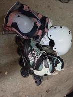 Meisjes/Dames Skeelers met beschermingspakket, Sport en Fitness, Skeelers, Overige merken, Dames, Verstelbaar, Ophalen of Verzenden