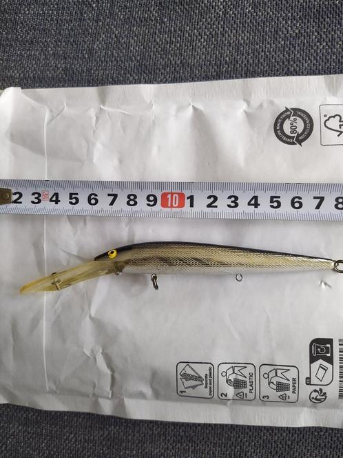 REBEL Spoonbill Minnow ca.12cm met ratels, Watersport en Boten, Hengelsport | Roofvissen, Zo goed als nieuw, Overige typen, Ophalen of Verzenden