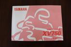 Yamaha XV750 1995 motorfiets handleiding instructie boek XV, Ophalen of Verzenden, Yamaha