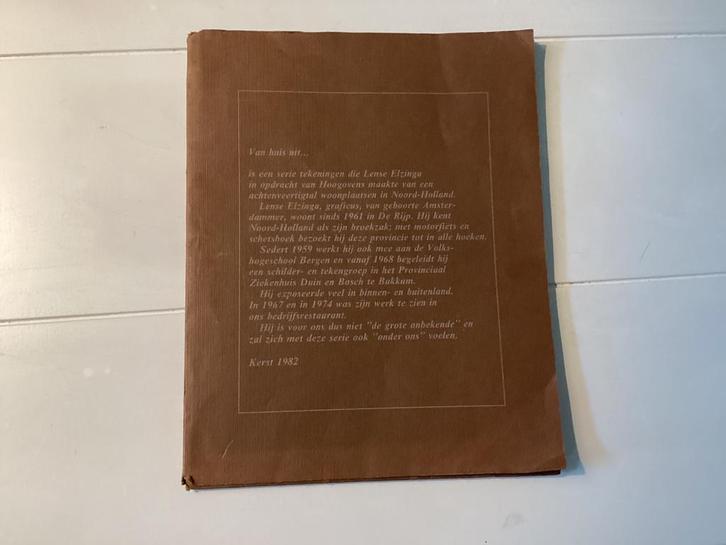 48 tekeningen van Lense Elzinga (1948), Antiek en Kunst, Kunst | Tekeningen en Foto's, Ophalen of Verzenden