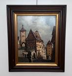 Schilderij Stadsgezicht “Rothenburg ob der Tauber Duitsland”, Ophalen of Verzenden
