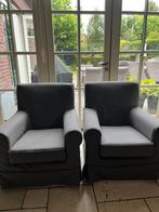 Grijze Fauteuils van IKEA, Huis en Inrichting, Fauteuils, Ophalen, Zo goed als nieuw, 75 tot 100 cm