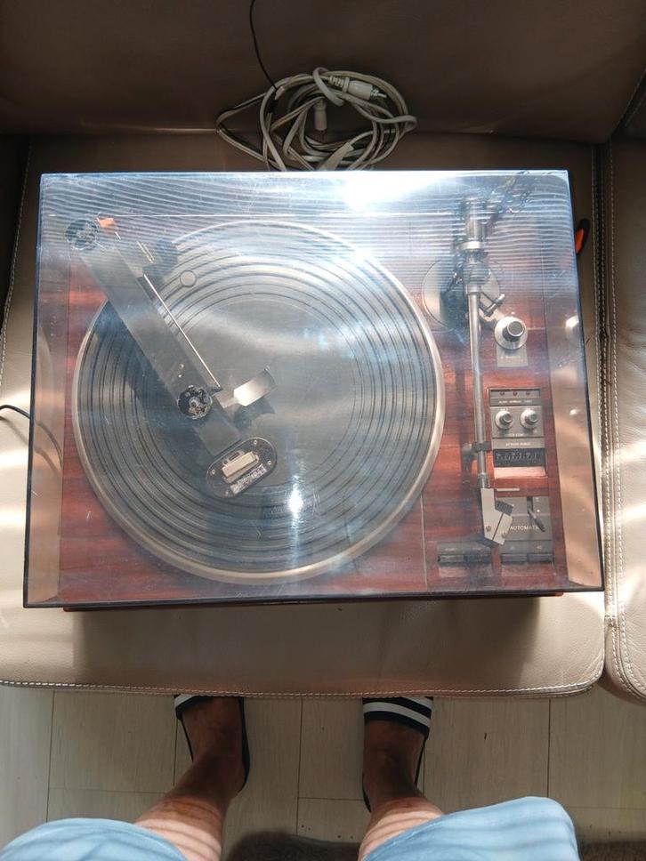 Philips 777 Platenspeler - Vintage, Audio, Tv en Foto, Platenspelers, Gebruikt, Platenspeler, Philips, Pitch-regelaar, Automatisch