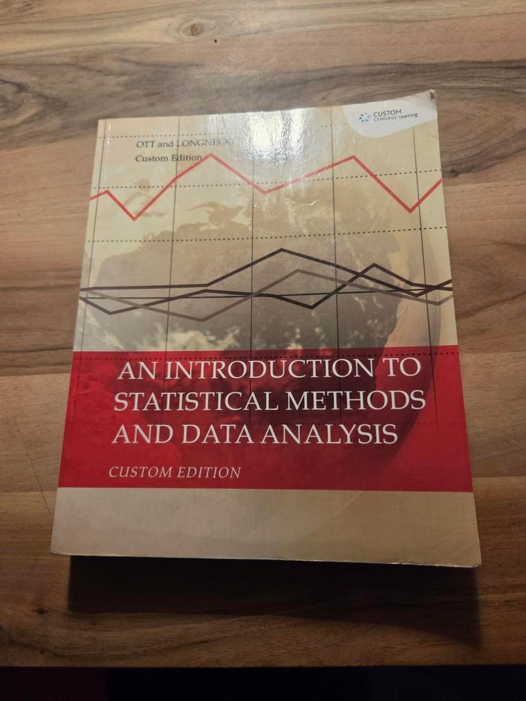 Inleiding tot Statistische Methoden en Data Analyse, Boeken, Studieboeken en Cursussen, Gelezen, Ott and Longnecker, Beta, HBO