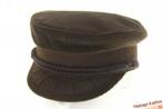 Kapiteinspet Prinz Heinrich bruin ribfluweel 55 = S - XS new, Kleding | Heren, Nieuw, Ophalen of Verzenden, Prinz Heinrich, Pet