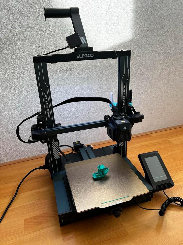 Elegoo Neptune 3 Pro met hardened steel nozzle, Computers en Software, 3D Printers, Zo goed als nieuw, Ophalen of Verzenden