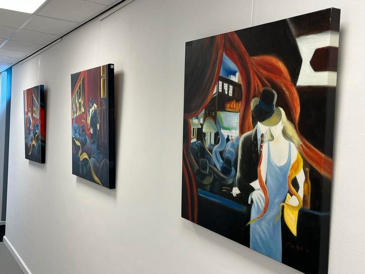 Zeefdruk Kunstwerk, Antiek en Kunst, Kunst | Schilderijen | Klassiek, Ophalen