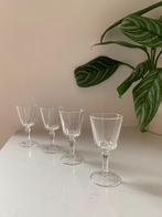 4 of meer vintage kristallen borrelglas. Cristal Versailles, Verzamelen, Glas en Borrelglaasjes, Ophalen of Verzenden, Zo goed als nieuw