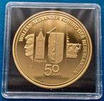 Penning ''Willem-Alexander 50 jaar" - Regalia 2013, Postzegels en Munten, Penningen en Medailles, Verzenden, Overige materialen