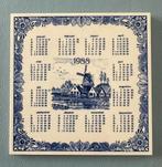 Delfts Blauwe Wandtegel met jaarkalender 1988, Ophalen of Verzenden