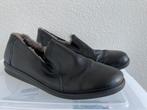 Romika 73017 Pantoffel zwart lamvel voering mt 46 instappers, Verzenden, Zwart, Zo goed als nieuw, Romika