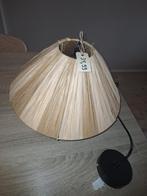 Nieuwe lamp van raffia, Huis en Inrichting, Lampen | Lampenkappen, Ophalen, Nieuw, Rond, Minder dan 25 cm