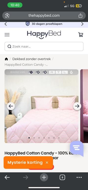 Happy bed 2x dekbed 240x200 beschikbaar voor biedingen