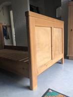 Antiek oud grenen eenpersoonsbed 200 x 92 cm, Antiek en Kunst, Ophalen