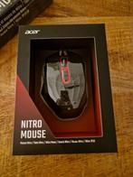 Acer Nitro gaming muis en mat (nieuw), Computers en Software, Rechtshandig, Muis, Gaming muis, Nieuw