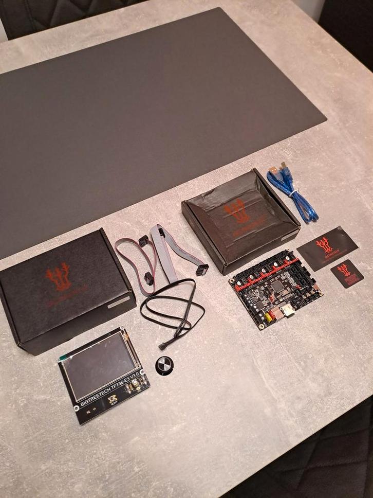 Bigtreetech SKR v1.4 Turbo moederbord + TFT LCD V3.0, Computers en Software, 3D-printerbenodigheden, Nieuw, Ophalen of Verzenden