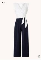 Jump suite wit:blauw mt 38, Kleding | Dames, Jumpsuits, Ophalen of Verzenden, Zo goed als nieuw, Maat 38/40 (M), Wit