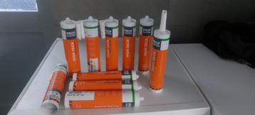 Te koop 10 patronen high tack 290ml  zwart  beschikbaar voor biedingen