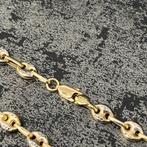 14k gouden ketting koffieboon schakel, Sieraden, Tassen en Uiterlijk, Kettingen, Ophalen of Verzenden, Nieuw, Goud