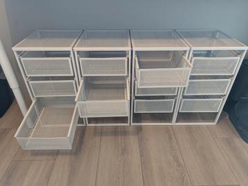 IKEA LENNART, white wire drawer units beschikbaar voor biedingen