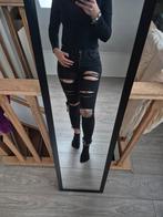 Ripped jeans. M, H&M, Verzenden, Zwart, Zo goed als nieuw