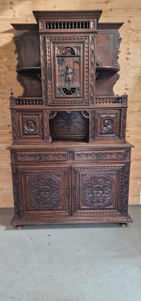 Bretons Franse antieke kast, Antiek en Kunst, Antiek | Meubels | Kasten, Ophalen of Verzenden
