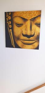 Buddha schilderij canvas goud, Antiek en Kunst, Kunst | Schilderijen | Modern, Ophalen