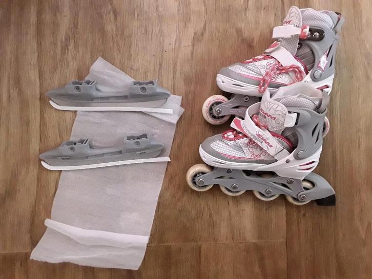 Nijdam Combo- skate verstelbaar 31-34, Sport en Fitness, Overige Sport en Fitness, Gebruikt, Ophalen