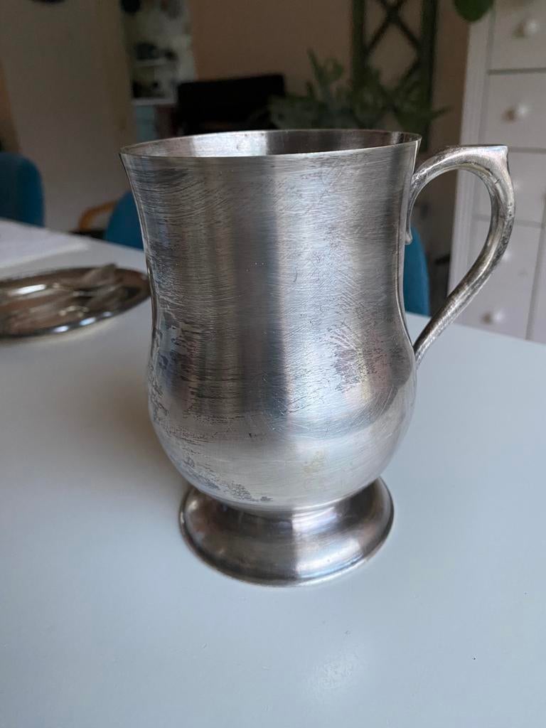 Verzilverde beker EPNS A1, Ophalen of Verzenden