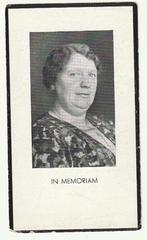 Cornelia LAGERENBERG Bertels Gouda 1887 Buitenveldert 1937, Verzamelen, Verzenden, Bidprentje