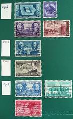 USA : 15x Herdenkingszegels 1945-1949 gestempeld, Postzegels en Munten, Postzegels | Amerika, Verzenden, Noord-Amerika