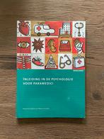 Studieboek: Inleiding in de psychologie voor paramedici, Ophalen of Verzenden, Zo goed als nieuw, HBO