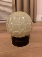 Vintage plafondlamp, Huis en Inrichting, Lampen | Plafondlampen, Ophalen, Zo goed als nieuw, Glas
