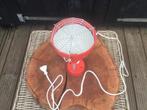 Retro Rode Lamp - Eyecatcher!, Ophalen of Verzenden, Gebruikt, Metaal, 50 tot 75 cm