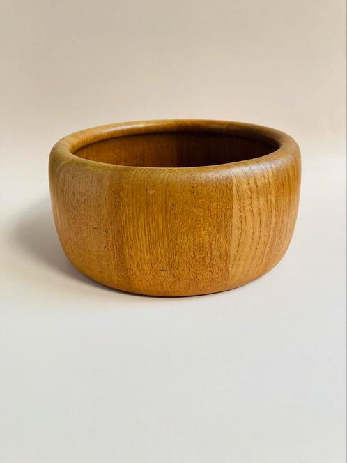 Digsmed houten schaal fruitschaal, Huis en Inrichting, Woonaccessoires | Schalen en Manden, Zo goed als nieuw, Rond, Hout, Ophalen of Verzenden